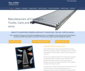 Roll-Away.com(Way Conveyors) Screenshot