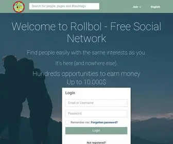Rollbol.com(Find people and businesses easily with the same interests as you. It's here (and nowhere else)) Screenshot