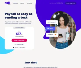 Rollbyadp.com(The small business payroll app) Screenshot