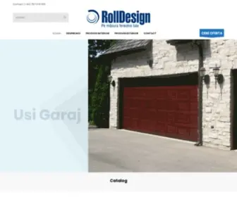 Rolldesign.ro(Comercializarea produselor de tehnicÄ parasolarÄ) Screenshot