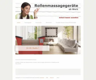 Rollen-Massage.de(Rollenmassagegeräte) Screenshot