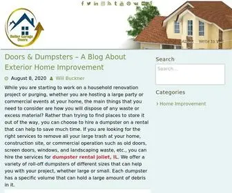 Rollergaragedoors.net(A Blog About Exterior Home Improvement) Screenshot