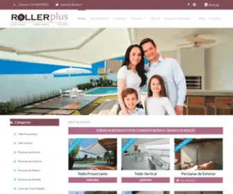 Rollerplus.cl(Cortinas Roller) Screenshot