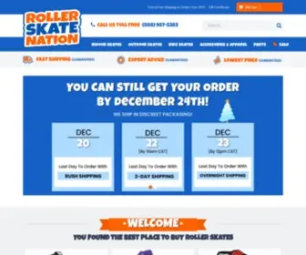 Rollerskatenation.com(Roller Skates & Speed Skates) Screenshot