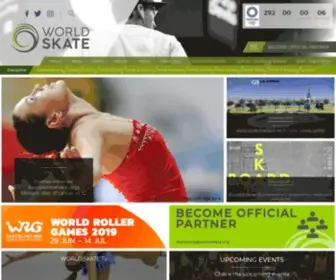 Rollersports.org(World Skate) Screenshot
