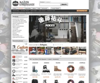 Rollerwarehouse.com(Aggressive Skate Shop from Roller Warehouse) Screenshot