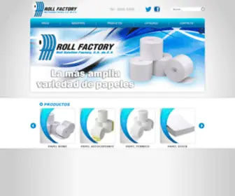 Rollfactory.com.mx(Roll Factory) Screenshot