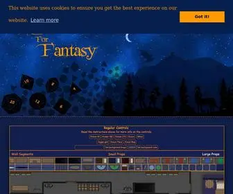Rollforfantasy.com(Roll for Fantasy) Screenshot