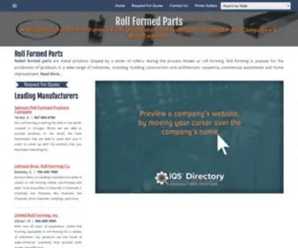 Rollformedparts.com(Roll Forming Companies) Screenshot