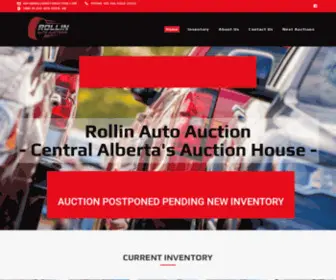 Rollinautoauction.com(Rollin Auto Auction) Screenshot