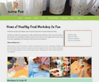 Rollingfun.com.au(Home of Healthy Food Workshop In Fun) Screenshot
