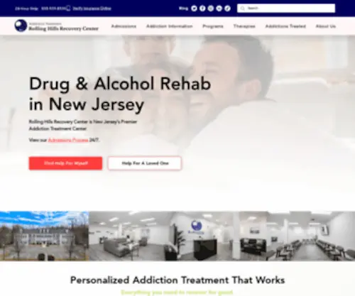 Rollinghillsrecoverycenter.com(Rolling Hills Recovery Center in New Jersey) Screenshot