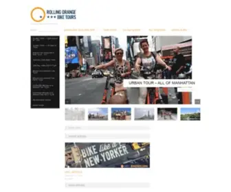 Rollingorangebikes.com(Rolling Orange Bike Tours New York City) Screenshot