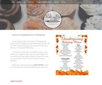 Rollingpinbakeshop.com(Bakery and Cafe. Hours) Screenshot