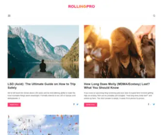 Rollingpro.com(Festival & Rave Culture) Screenshot