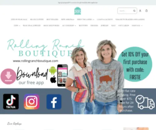 Rollingranchboutique.com(Rolling Ranch Boutique) Screenshot