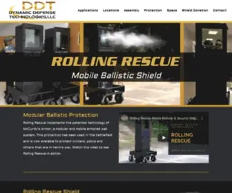 Rollingrescueshield.com(The Rolling Rescue Mobile Ballistic Shield) Screenshot