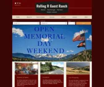 Rollingrguestranch.com(Home) Screenshot