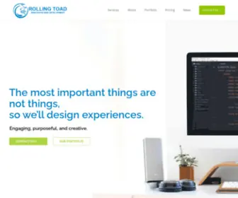 Rollingtoaddesign.com(Innovative Web Development) Screenshot