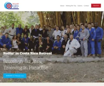 Rollinincostarica.com(Brazilian Jiu Jitsu Retreat) Screenshot