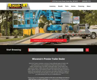 Rollinontrailers.com(Rollin-On Trailer Sales LLC) Screenshot