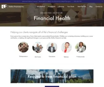Rollinsfinancial.com(Atlanta Independent Financial Advisors) Screenshot