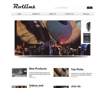 Rollinsguitar.com(Rollins Guitar) Screenshot