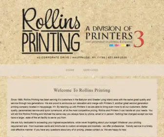 Rollinsprinting.com(Rollins Printing) Screenshot