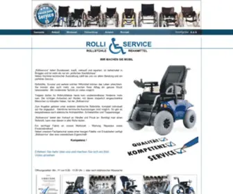 Rolliservice.de(Sanitätshaus mit Werkstatt) Screenshot