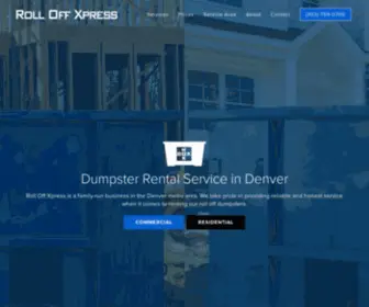 RolloffXpress.com(Dumpster Services) Screenshot