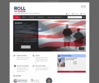 Rollofhonor.org(Rollofhonor) Screenshot