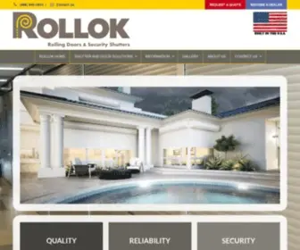 Rollok.com(Rollok rolling security shutter and door solutions) Screenshot