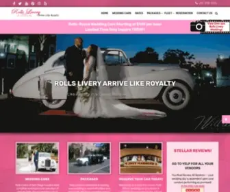 Rollslivery.com(Rolls Royce Wedding Cars for Hire) Screenshot