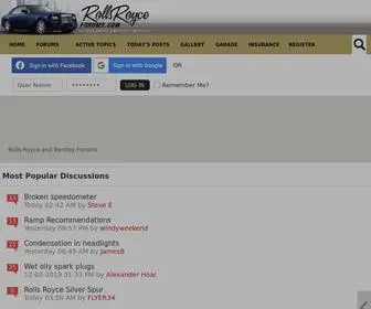 Rollsroyceforums.com(Rolls-Royce and Bentley Forums) Screenshot