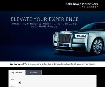 Rollsroycetirecenters.com(Rolls-Royce Motor Cars Tire Center) Screenshot