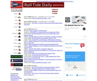 Rolltidedaily.com(Roll Tide Daily Website) Screenshot