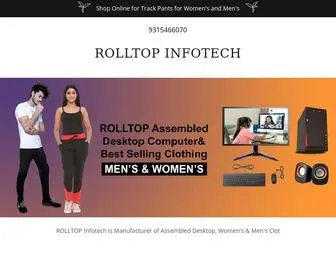 Rolltopinfotech.com(ROLLTOP(R) Assembled Computer Computer) Screenshot