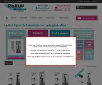 Rollup-Corner.com(Le spécialiste du Roll up et kakemono) Screenshot