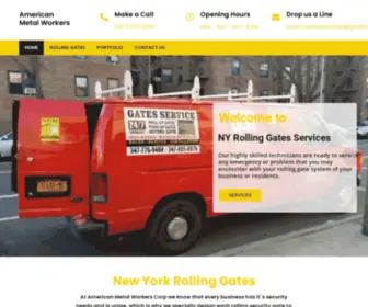 Rollupgatesny.com(American Metal Workers) Screenshot