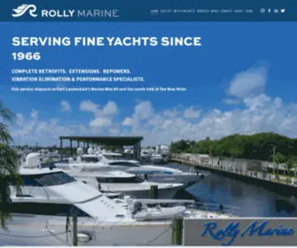 Rollymarine.com(Rolly Marine) Screenshot