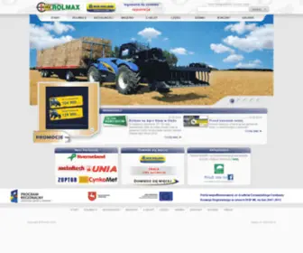 Rolmax.net.pl(Autoryzowany Przedstawiciel New Holland) Screenshot