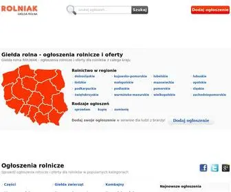 Rolniak.pl(Giełda rolna ROLNIAK) Screenshot