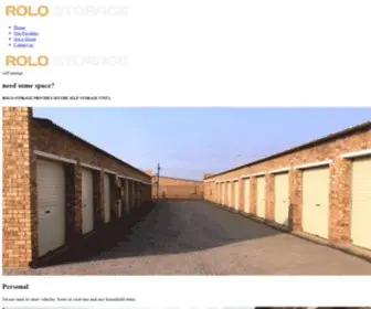 Rolostorage.co.za(Storage Solutions) Screenshot