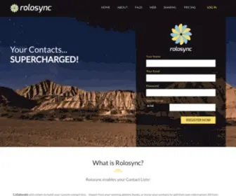 Rolosync.com(FREE Shared Address Book) Screenshot