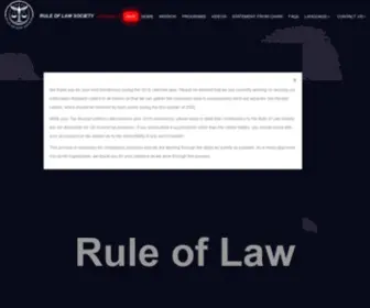 Rolsociety.org(Rule of Law Society) Screenshot