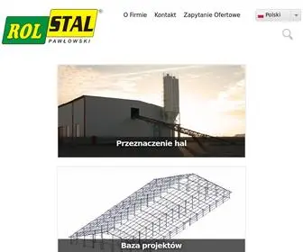 Rolstal-Hale.pl(Producent hal stalowych) Screenshot