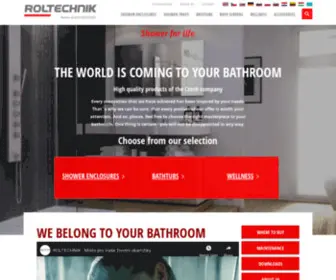 Roltechnik.com(Shower enclosure) Screenshot