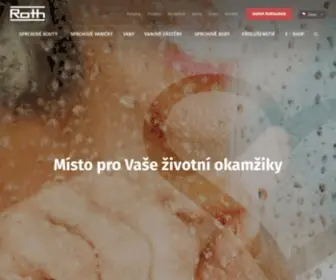 Roltechnik.cz(Český výrobce sprchových koutů a van) Screenshot