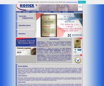 Roltex.com.pl(Cięcie laserem) Screenshot