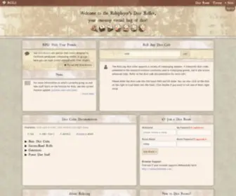 Rolz.org(Roleplaying Dice Roller) Screenshot